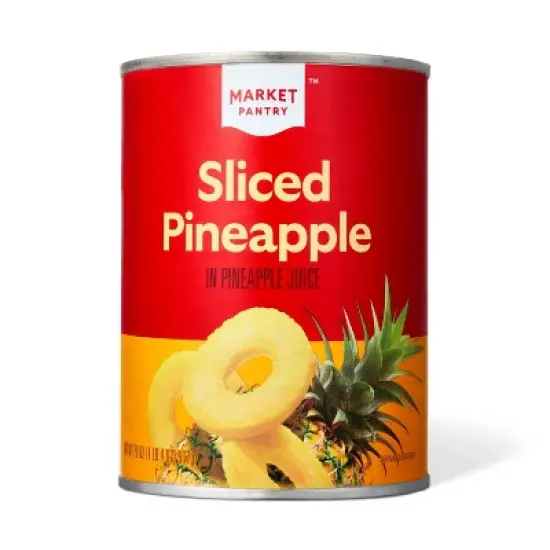 Sliced Pineapple in 100% Juice 20oz - Market Pantry&trade; image {3}