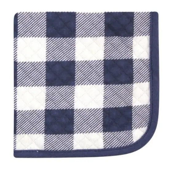 Hudson Baby Infant Boy Quilted Cotton Washcloths, Boy Forest, One Size image {2}