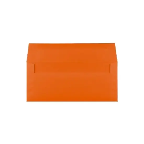 JAM Paper #10 Business Envelope 4 1/8" x 9 1/2" Orange 25/Pack (15860) image {1}