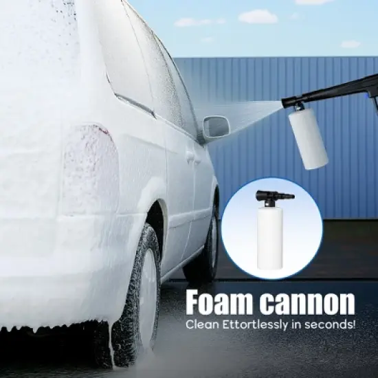 SUGIFT Electric Pressure Washer, 3300 Max PSI, 2.0 GPM, 1800W High-Performance Cleaner with 4 Quick-Connect Nozzles & Foam Cannon image {4}