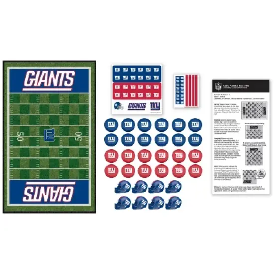 MasterPieces Officially licensed NFL New York Giants Checkers Board Game for Families and Kids ages 6 and Up image {2}
