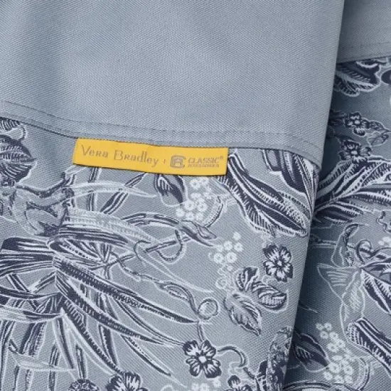 Vera Bradley Water-Resistant Lounge Patio Chair 1pc Furniture Cover Gray image {2}