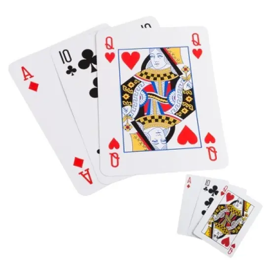 Toy Time Jumbo 8"x11" Deck of Playing Cards image {2}