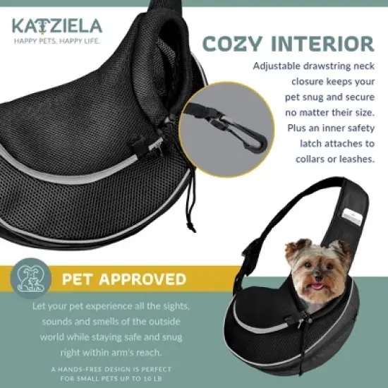 Expandable Pet Sling Carrier image {3}