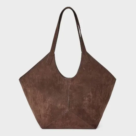 Slouchy Faux Suede Tote Handbag - Universal Thread&trade; image {5}