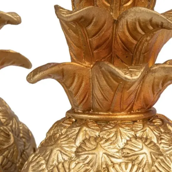 2pc Pineapple Bookend Set Bronze - Storied Home image {11}
