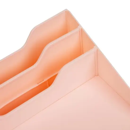 Mind Reader Desktop Organizer Vertical File Holder Plastic image {4}