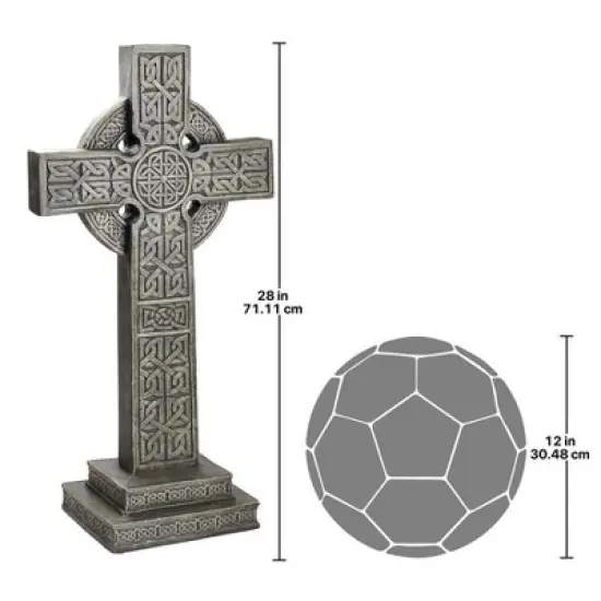 Design Toscano Bannockburn Celtic Cross Sculpture image {2}