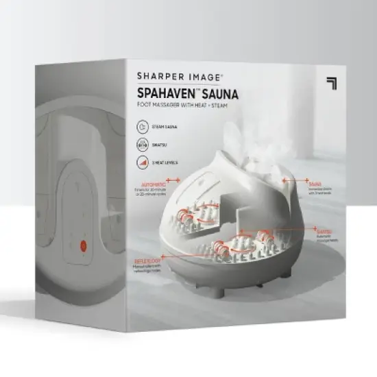 Sharper Image Shiatsu Foot Sauna With Heat And Steam image {6}