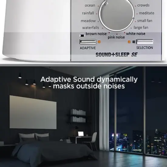 Lectrofan Sound+Sleep SE Special Edition High Fidelity Sleep Sound Machine Real Non-Looping Nature Sounds Fan Sounds Noise Great For Any Room image {5}