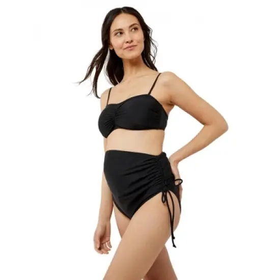 High Waisted 2-Piece Maternity Bikini | A Pea in the Pod image {6}