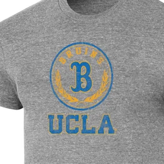 NCAA UCLA Bruins Men's Gray Tri-Blend T-Shirt image {2}