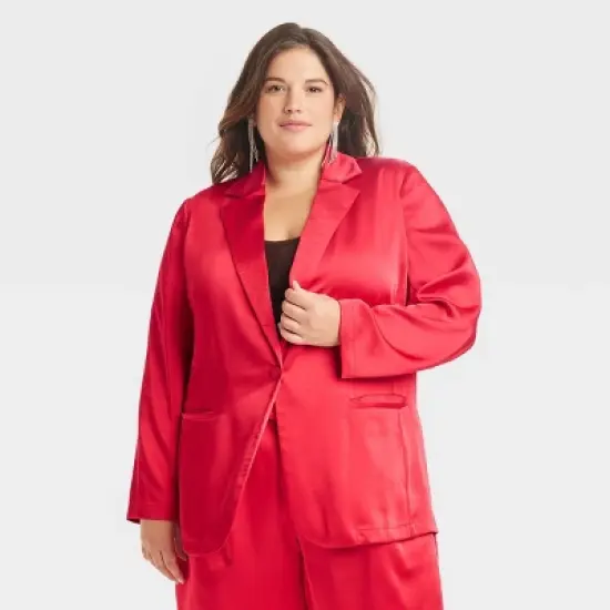 Women's Satin Blazer - A New Day&trade; image {4}