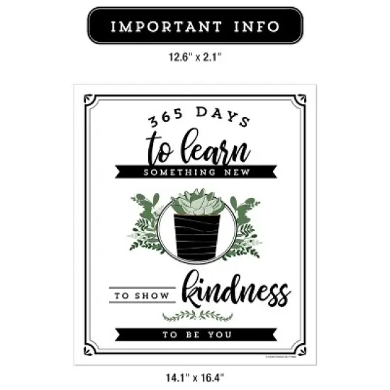 Carson Dellosa Education Farmhouse Calendar Bulletin Board Set (123 pieces) image {4}