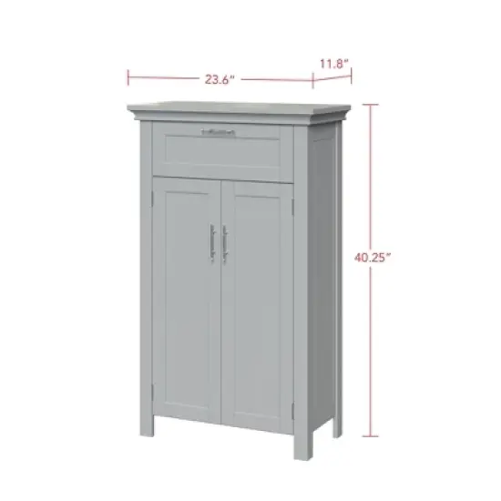 Somerset Free Standing Cabinet with Two Doors and Drawer - RiverRidge Home image {3}