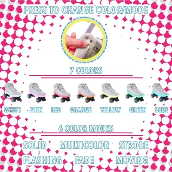 Chicago Skates Pulse Kids' Roller Skates - Silver image {2}