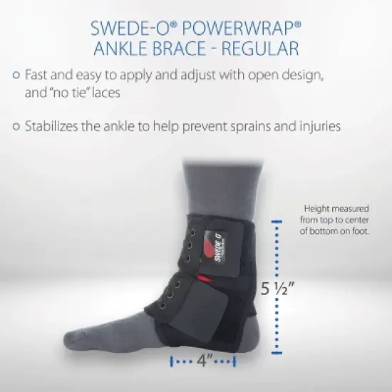 Swede-O PowerWrap Ankle Brace image {3}