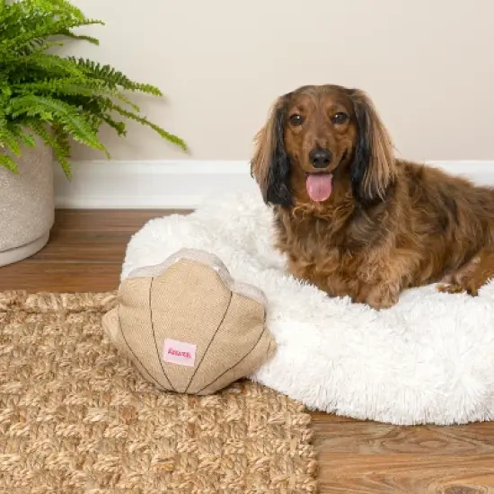 THE LICKER STORE Edisto Coastal Seashore Chenille Squeaky Stuffed Dog Toy Set with Nosework Toy (3-Pack) image {3}