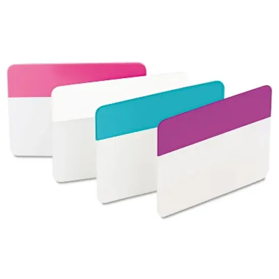 Post-it File Tabs 2 x 1 1/2 Assorted Pastel 24/Pack 686PWAV image {8}