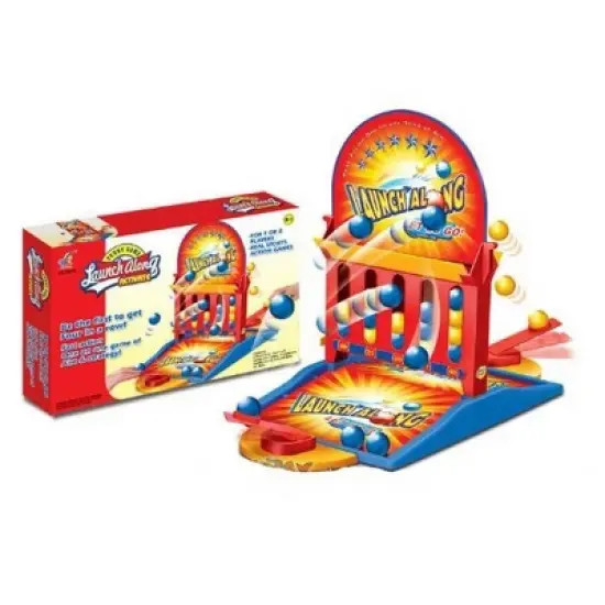 Insten Launch Along Connect Four with Base, Launchers and Balls, Fun Board Games for Kids & Family image {3}