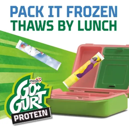 Go-GURT Protein Strawberry Yogurt - 16oz/8ct Tubes image {7}