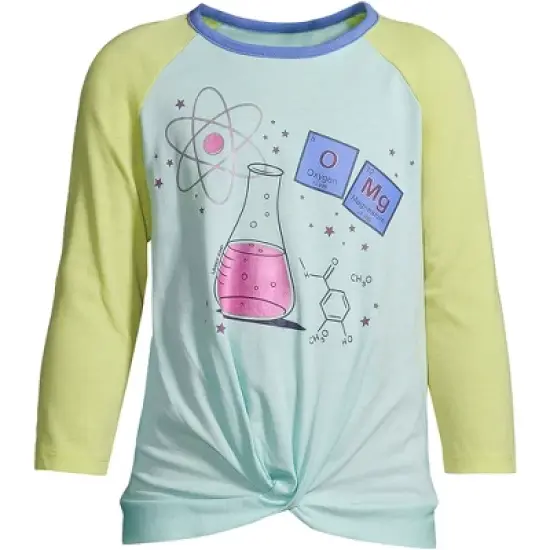 Lands' End Girls Graphic Tee Shirt image {9}