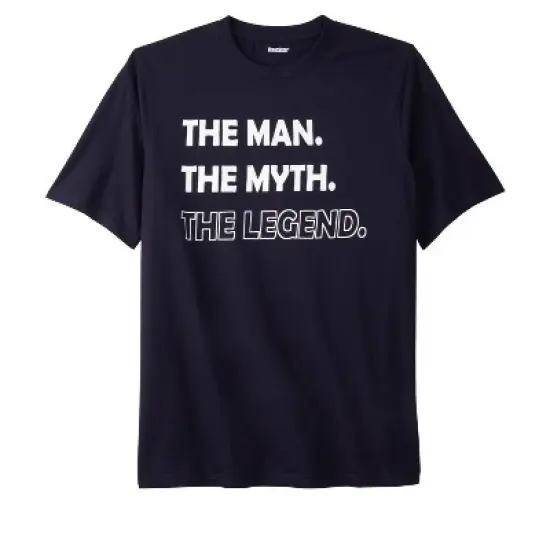 KingSize Men's Big & Tall KingSize Slogan Graphic T-Shirt image {5}