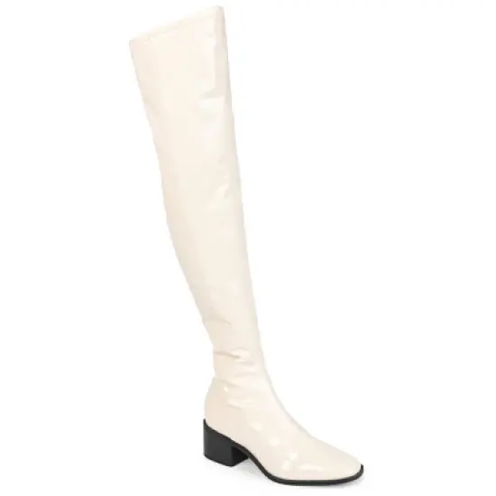 Journee Collection Womens Mariana Tru Comfort Foam Block Heel Over The Knee Boots image {10}