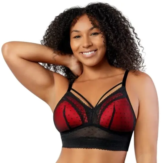 PARFAIT Women's Mia Dot Wire-Free Bralette image {4}