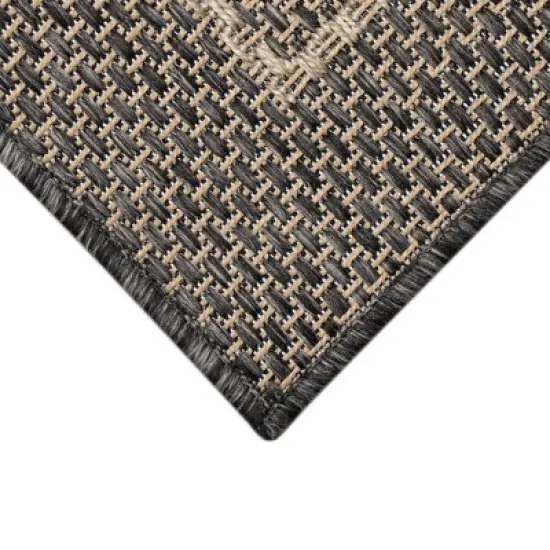 Liora Manne Monaco  Indoor/Outdoor Area Rug  Black.. image {1}