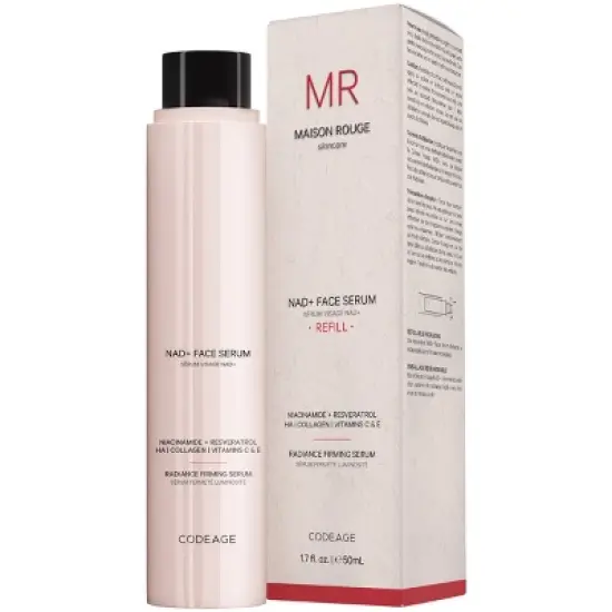 Maison Rouge NAD+ Face Serum Refill Only by Codeage - Resveratrol, Niacinamide, Collagen, Vitamin C & E, Aloe Vera, English Lavender 1.7 fl oz image {9}