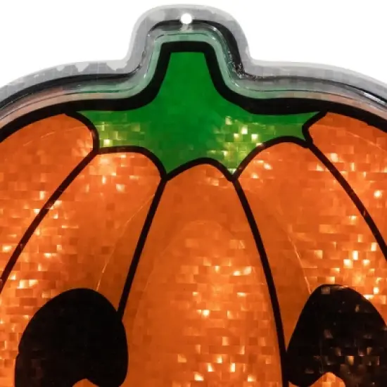 Northlight Lighted Jack O' Lantern Halloween Window Decoration - 13.5" image {4}