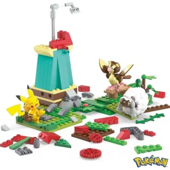 MEGA Pokemon Countryside Windmill with Action Figures, Building Set (240 pc) image {2}