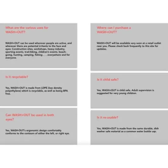 Wash+Out Eye Rinse Cup: Screws Onto a Water Bottle, Comfortable and Easy-to-Use First Aid Eye Care Solution image {6}