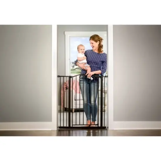 Regalo Bronze Arched Decor Extra Tall Safety Gate image {1}