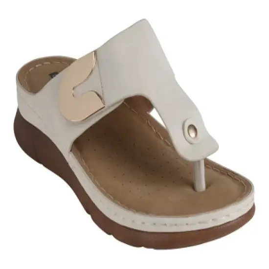 GC Shoes Sam Hardware Comfort Slide Flat Sandals image {8}