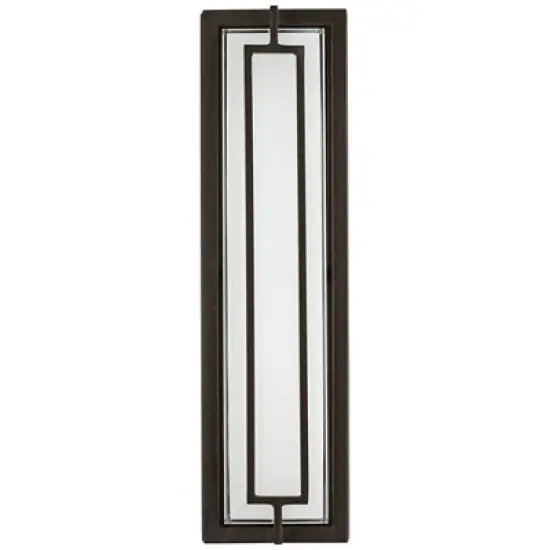 Possini Euro Design Belfonte Modern Outdoor Wall Light Fixture Bronze LED 16 1/4" White Glass for Post Exterior Barn Deck House Porch Yard Patio Home image {5}