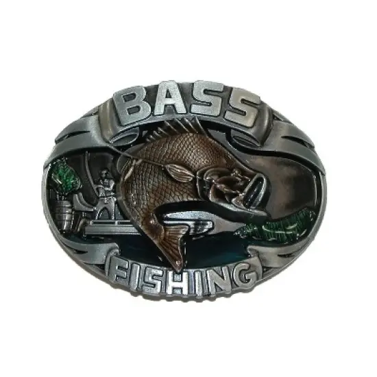 CTM Bass Fishing Belt Buckle image {2}