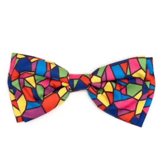 The Worthy Dog Stained Glass Bow Tie Accessory image {3}