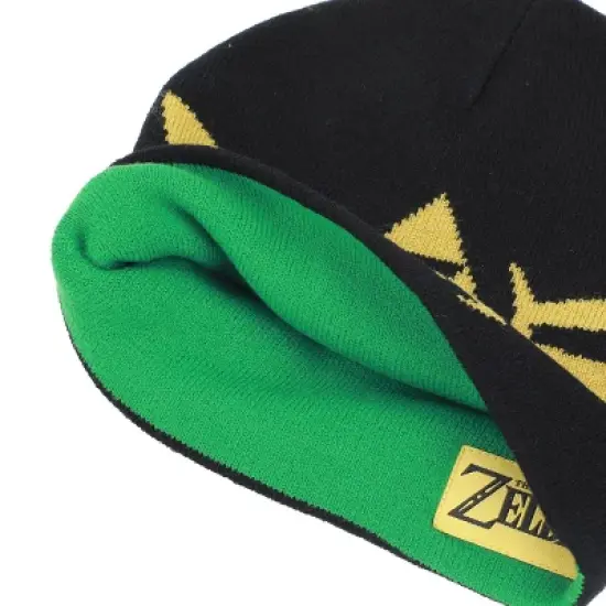The Legend of Zelda Tri Force Adult Reversible Skull Cap image {2}