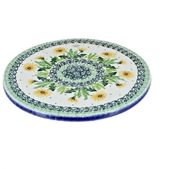 Blue Rose Polish Pottery 413-Trivet image {4}