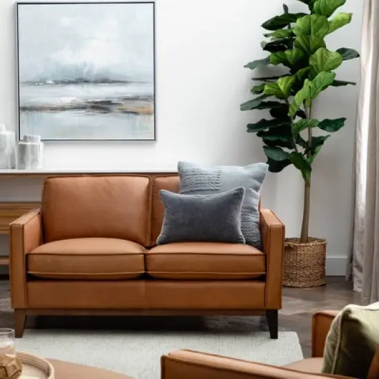 Chatfield Loveseat Chestnut Brown - New Heights image {5}