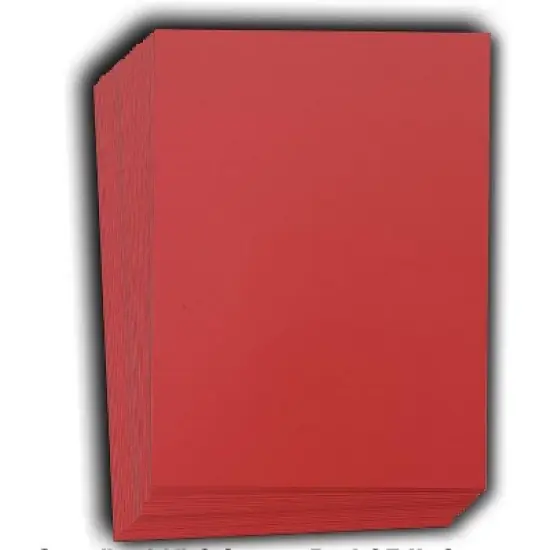 Hamilco Colored Cardstock Paper 11" x 17" Crimson Red Color Card Stock Paper 50 Pack image {6}