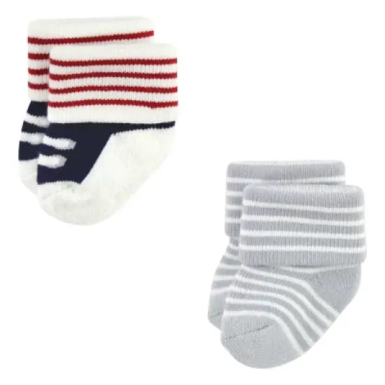 Little Treasure Infant Boy Newborn Socks, Baseball image {3}