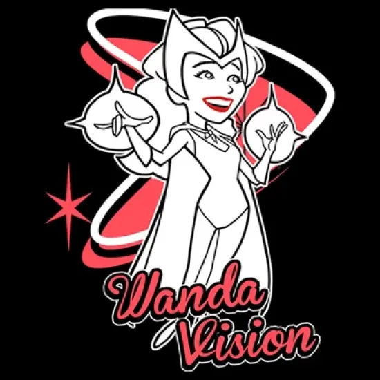 Men's Marvel WandaVision Animated Wanda Sweatshirt image {1}