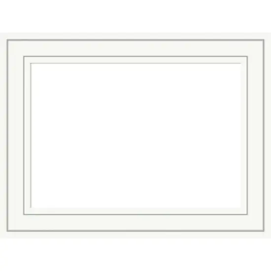 Amanti Art Craftsman White Framed Dry Erase Magnetic Board image {10}