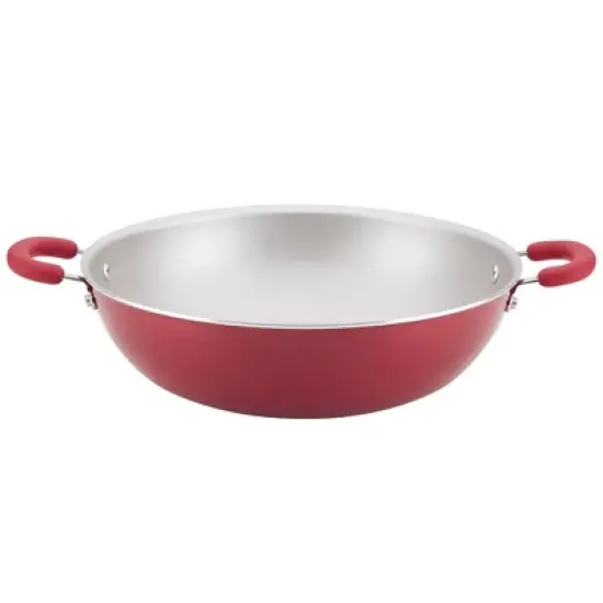 Rachael Ray Create Delicious 14.3" Aluminum Nonstick Wok image {5}