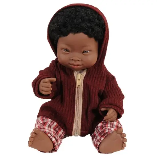 Miniland Doll with Down Syndrome 15" - Boy with Outfit image {3}
