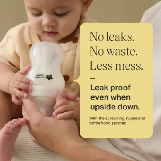 Tommee Tippee Natural Start Slow-Flow Breast-Like Nipple Anti-Colic Baby Bottle - 5oz image {5}