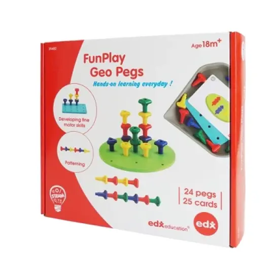 Edx Education FunPlay Geo Pegs image {1}